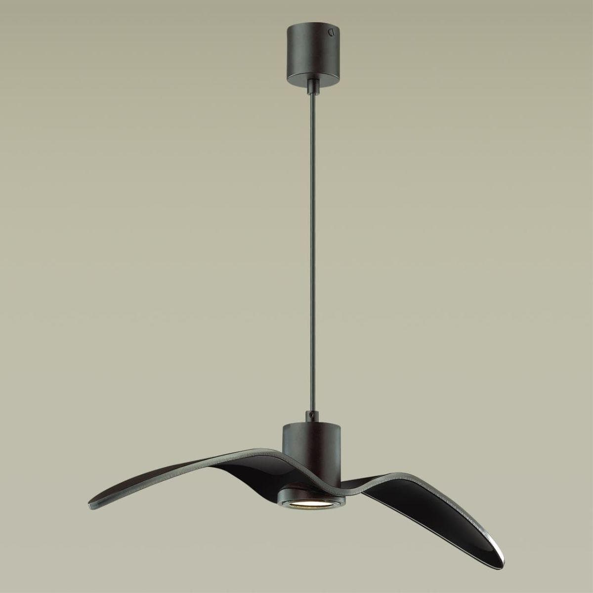 Odeon Light 4902/1B PENDANT ODL22 233 черный/стекло Подвес GU10 1*5W BIRDS — миниатюра 3