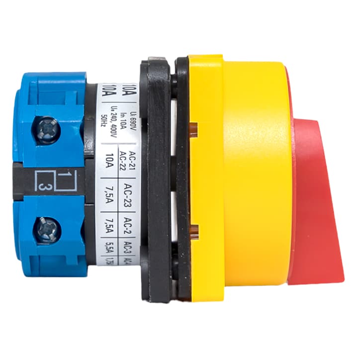 Переключатель кулачковый ПК-1-21 10А 1P "1-0-2" с блокировкой IP65 EKF PROxima — миниатюра 3