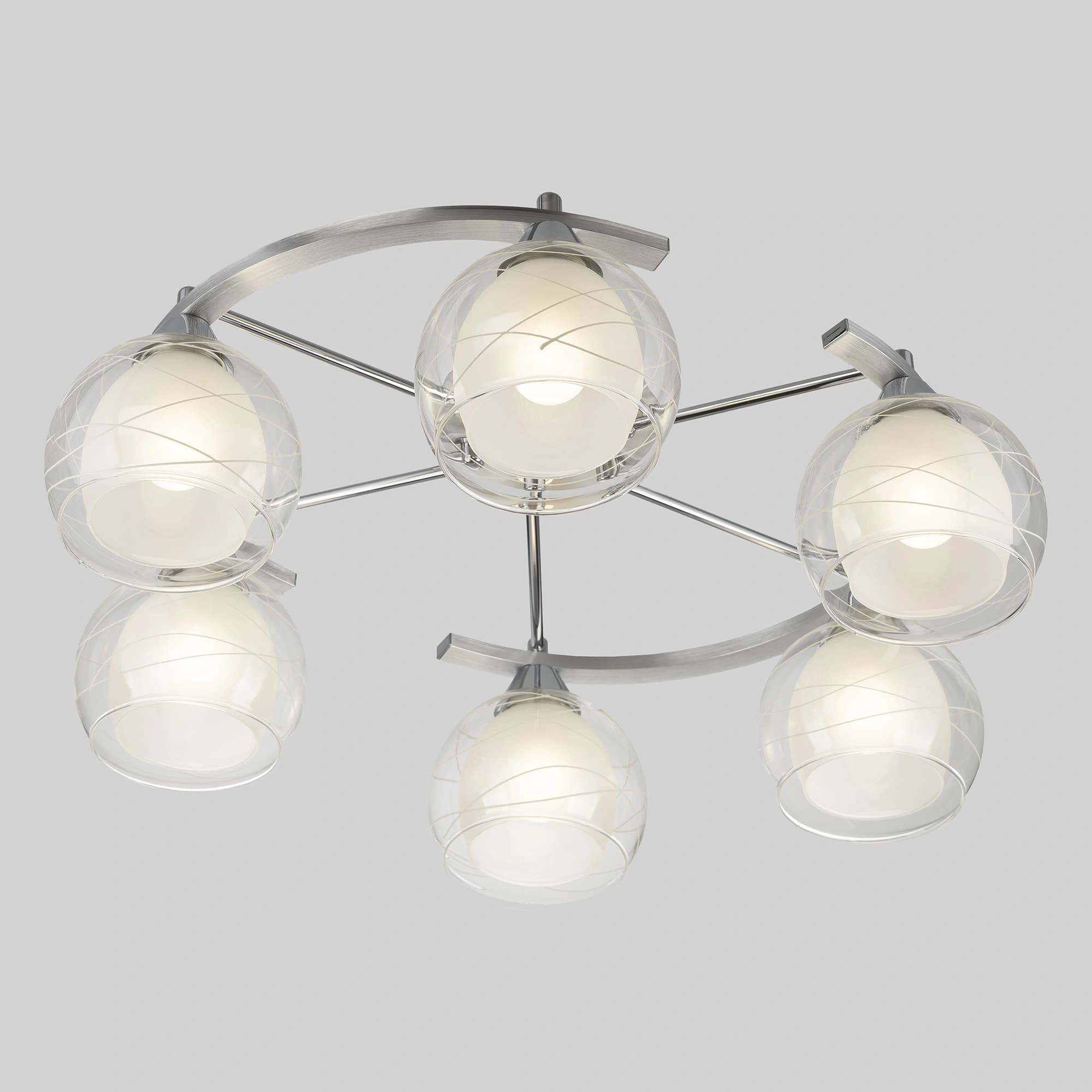 Citilux CL157162 Буги Алюм+Хром Светильник Люстра — миниатюра 3