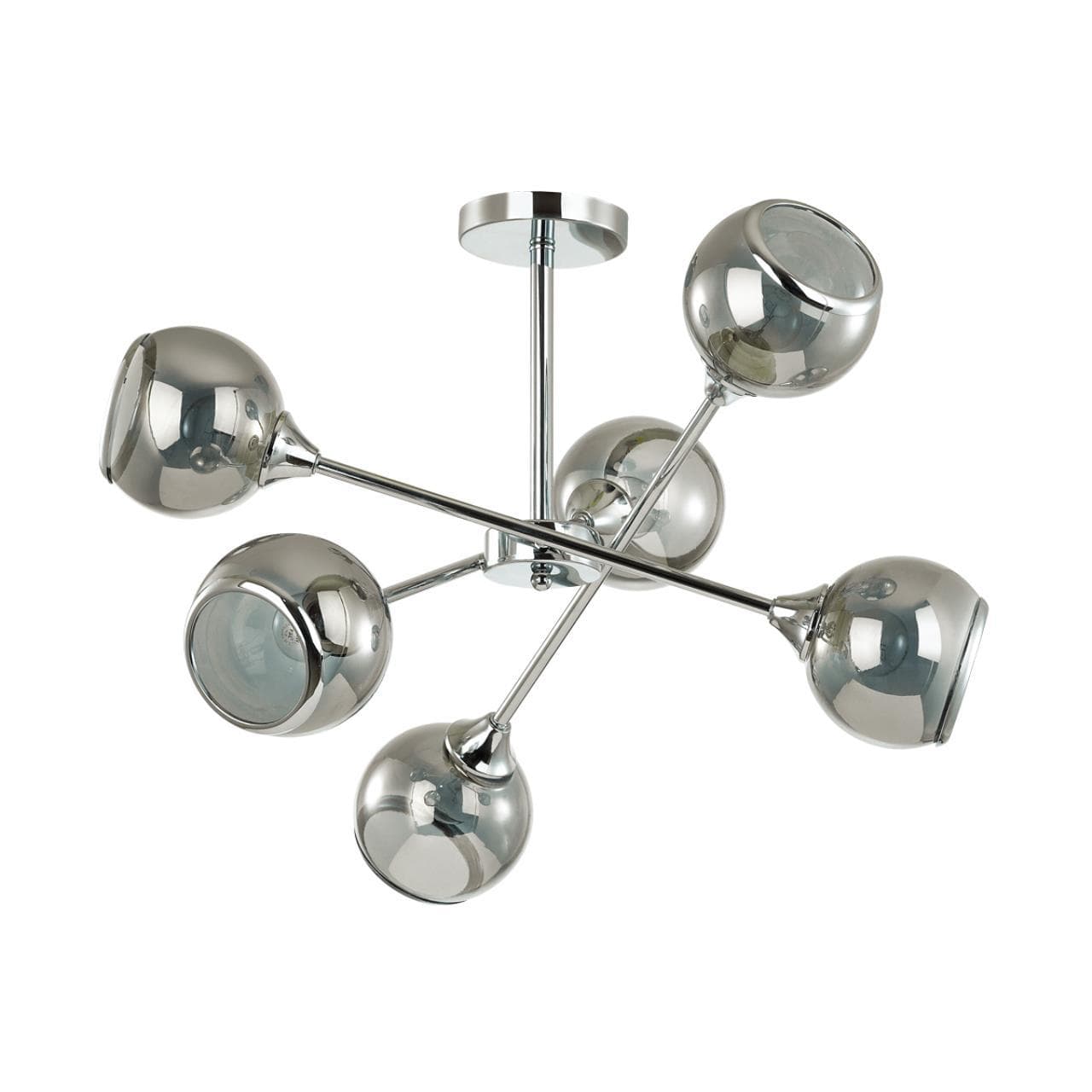 Lumion 4530/6C COMFI LN21 060 хром Люстра потолочная E27 6*60W 220V SANDRA — миниатюра 2