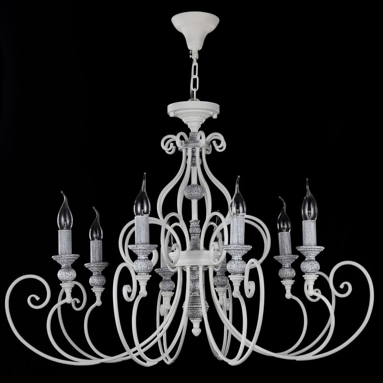 Maytoni Elegant Karina Белый Люстра 8xE14 60W ARM631-PL-08-W — миниатюра 12