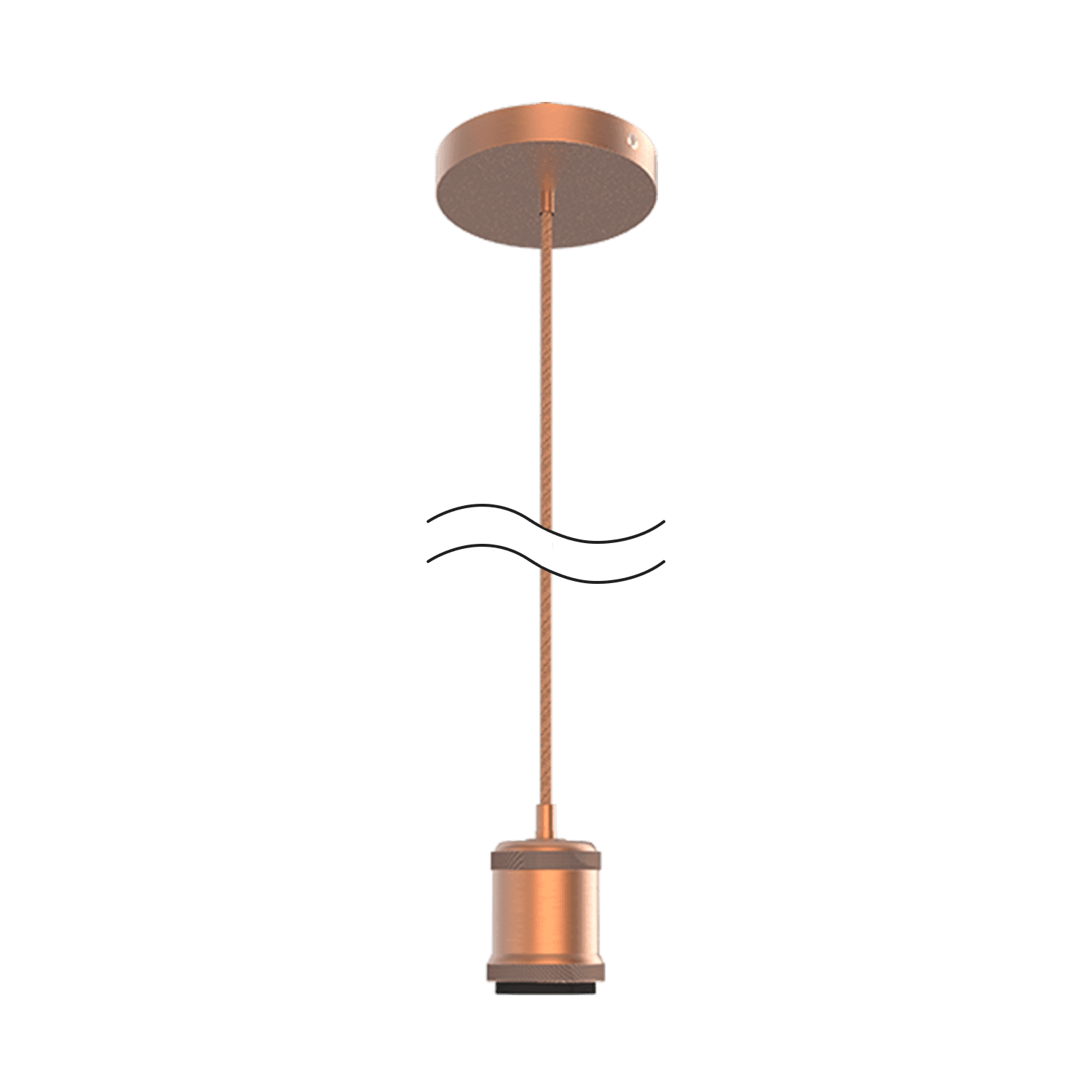 Gauss Светильник подвесной Decor PL023 медный E27, 1 м, 1/40 — миниатюра 5