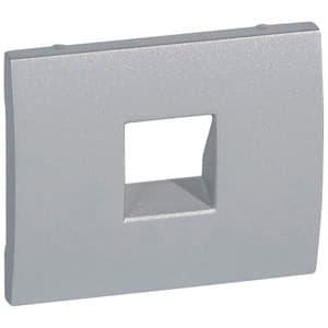 Legrand Galea Life Алюминий Накладка 1-ой ТЛФ/комп розетки 771395 — миниатюра 2