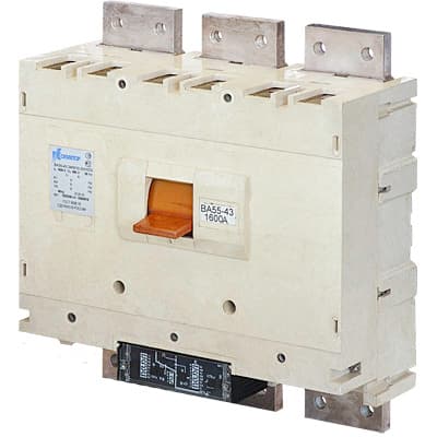 Контактор (Legrand) Выключатель автоматический ВА53-43 851810-20УХЛ3 1600А, 440ВВА53-43 851810-20УХЛ3