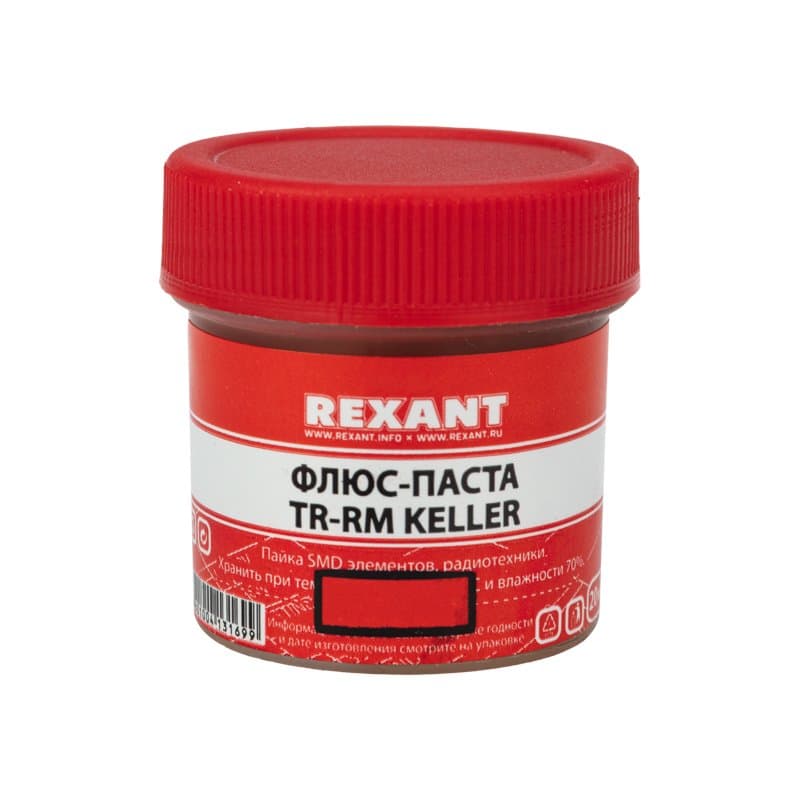 Флюс-паста TR-RM KELLER 20 мл Rexant 09-3690
