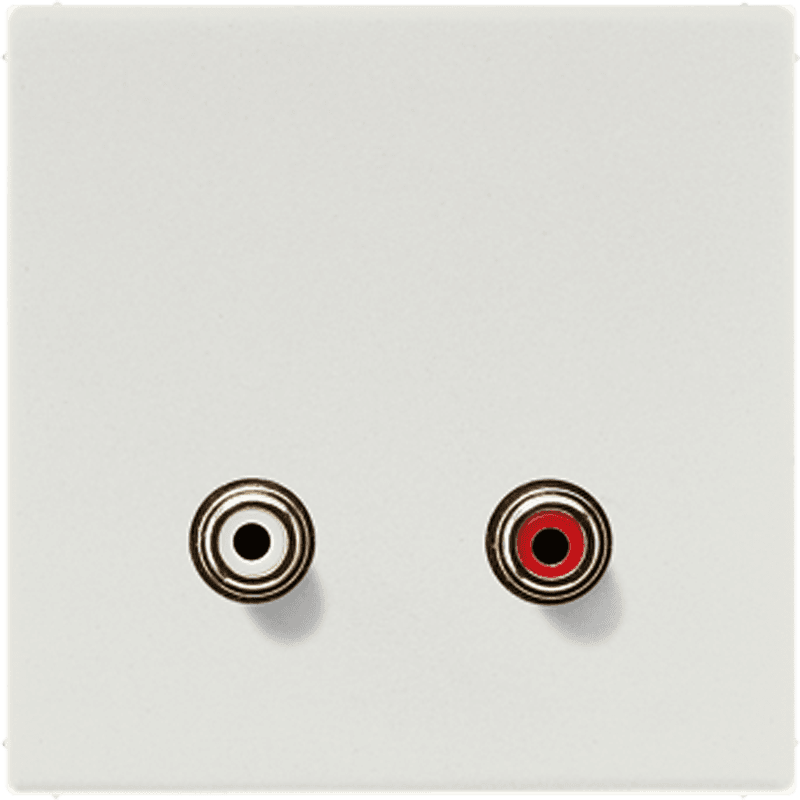 JUNG Накладка для розетки 2x Cinch Audio (RCA) MALS1021LG
