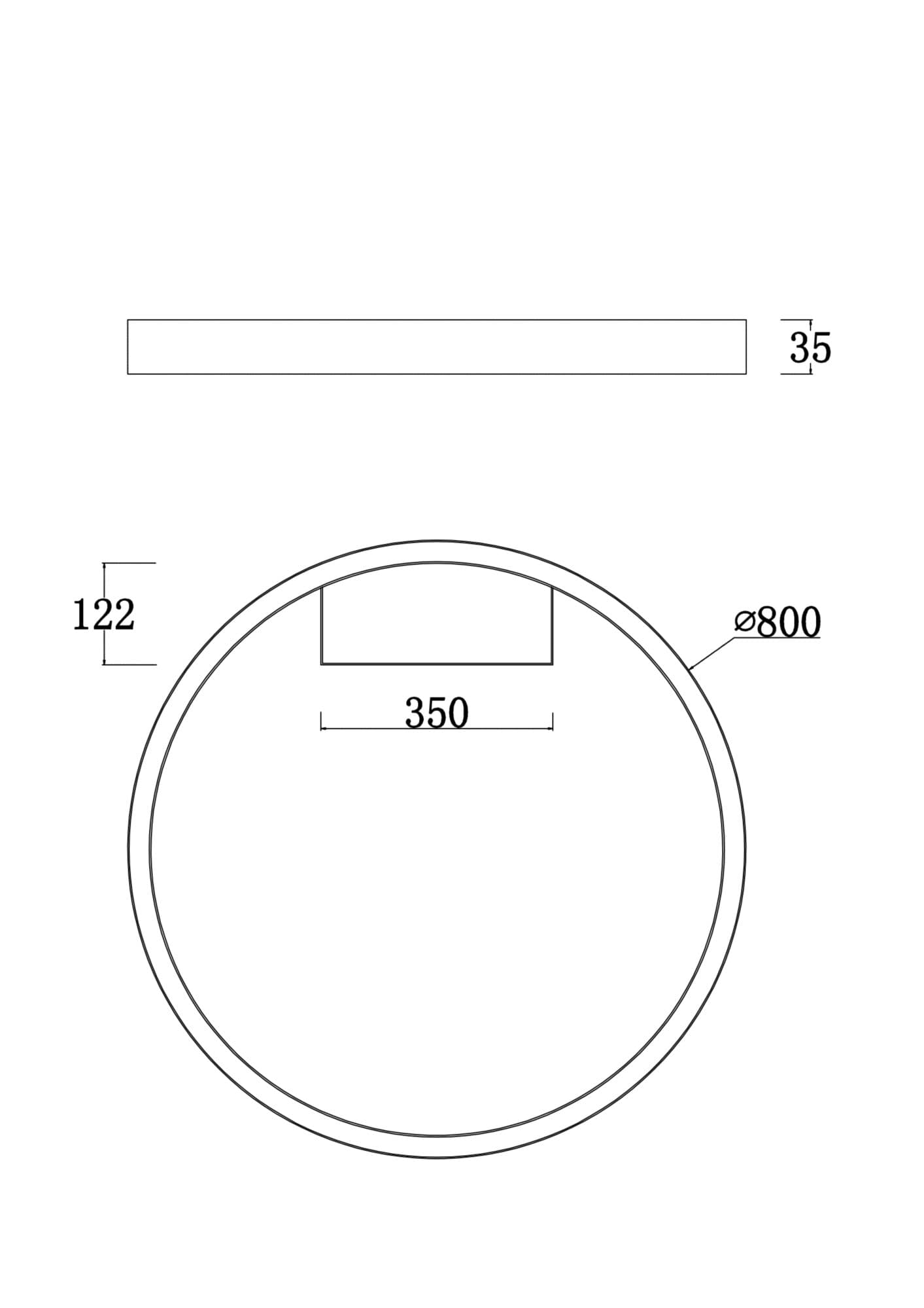 Maytoni Technical Rim Белый Потолочный светильник MOD058CL-L50W4K — миниатюра 3