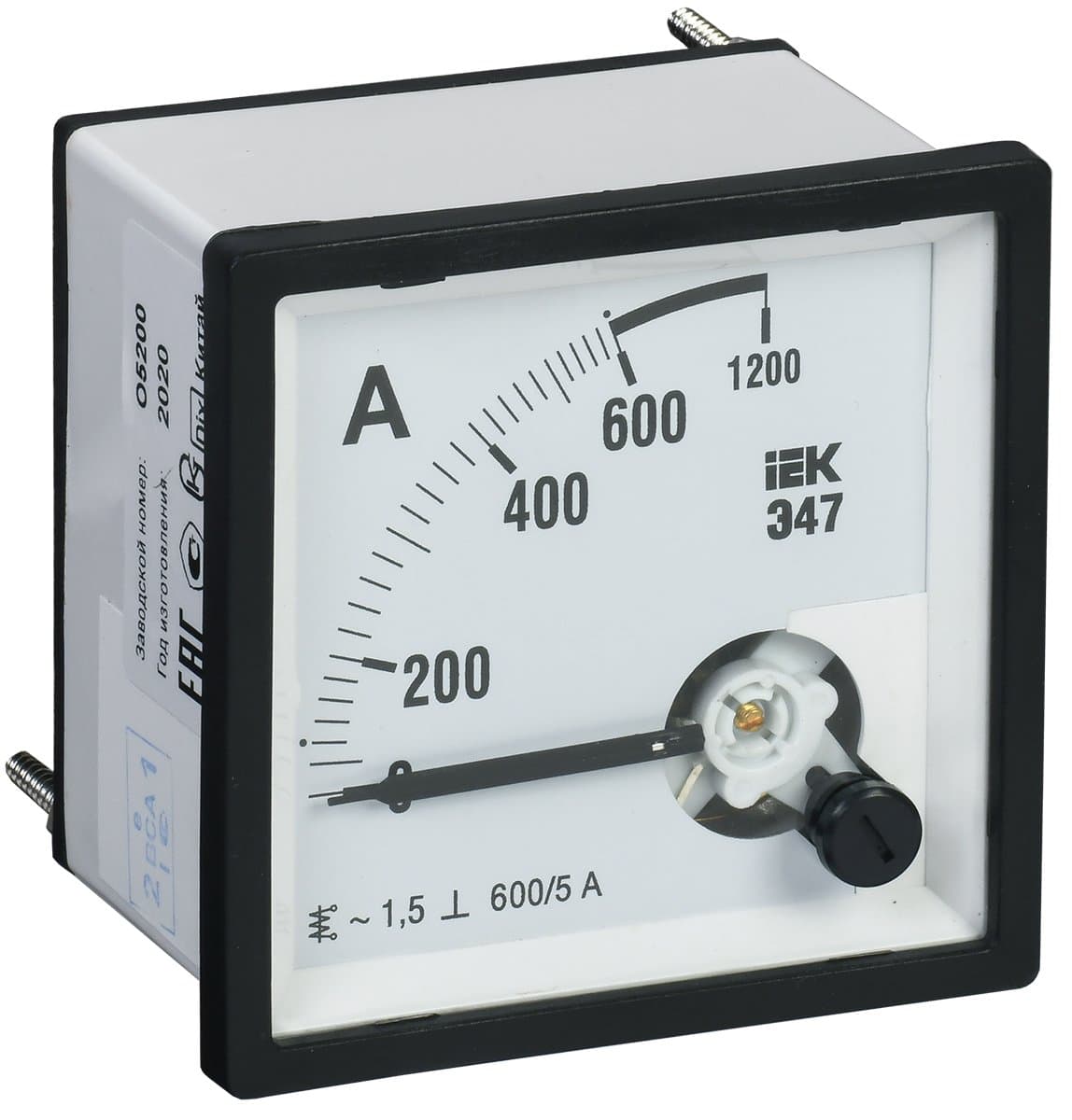 IEK Амперметр Э47 600/5А кл. точн. 1,5 96х96мм — миниатюра 1