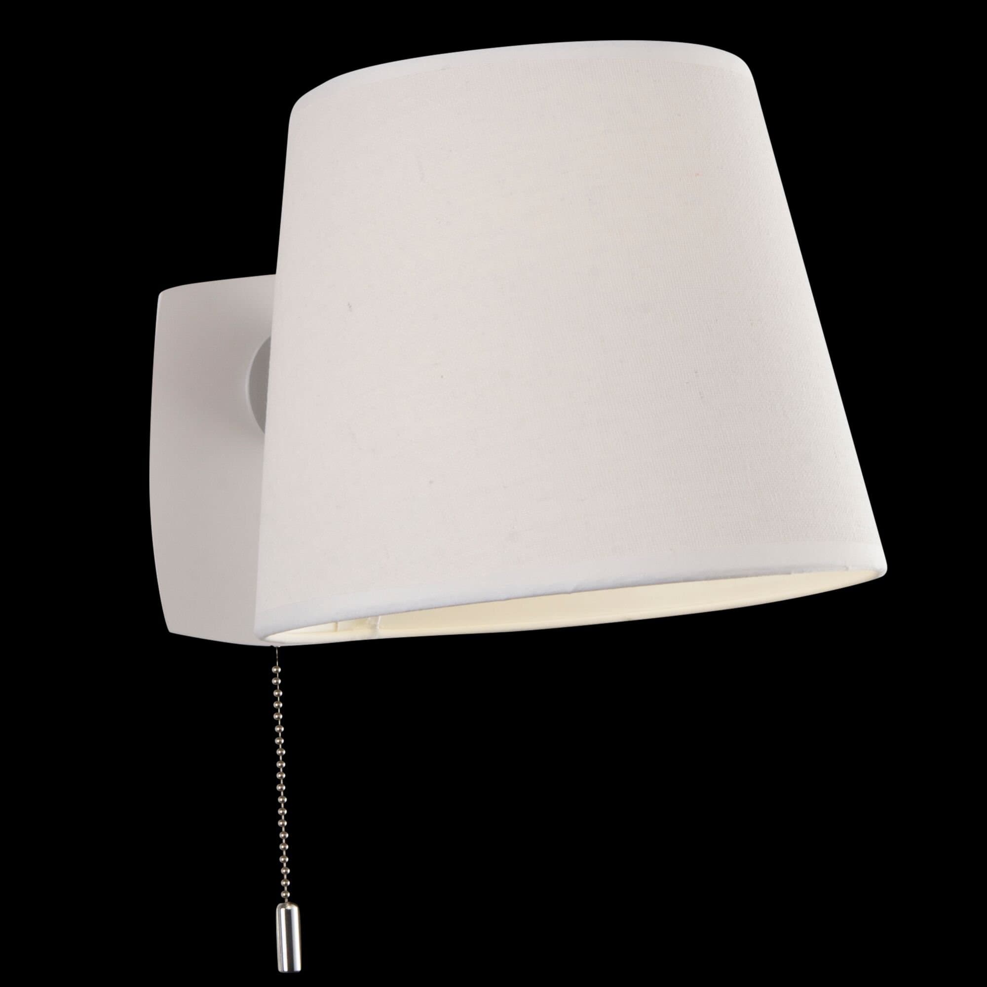 Maytoni Modern Bergamo Белый и Хром Бра 1xE27 60W MOD613WL-01W — миниатюра 2