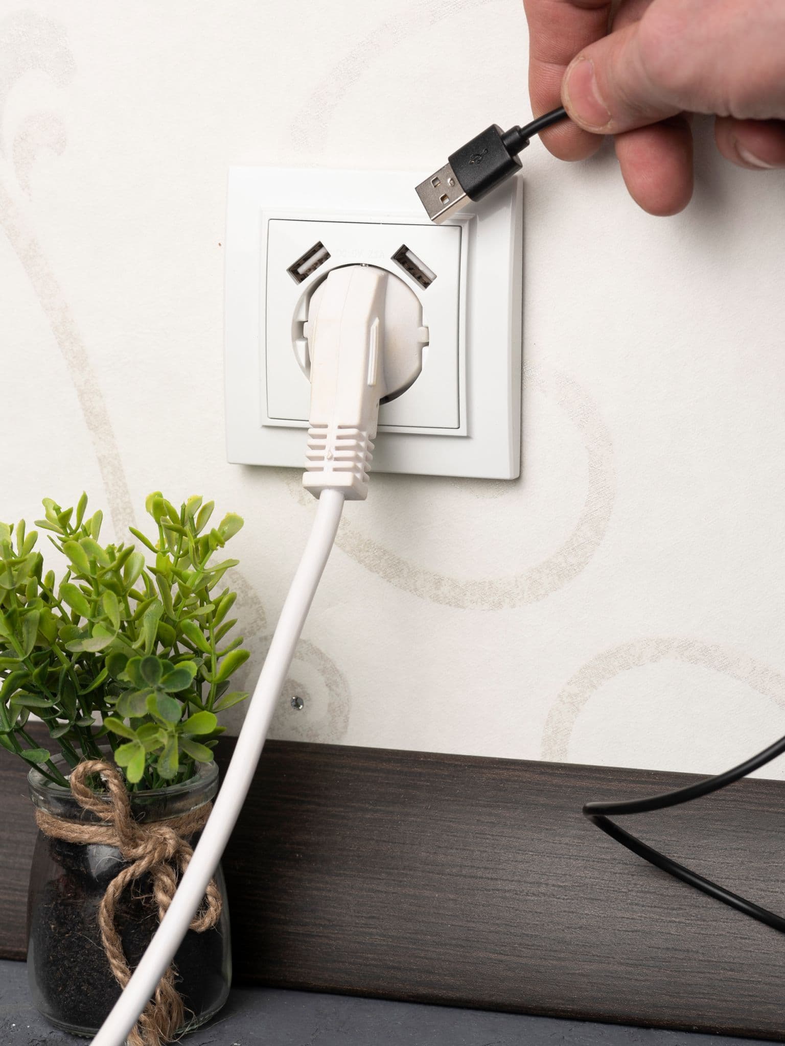 EKF Basic Минск Белый Розетка с/з, со шторками, 16А, с 2 USB 2,1А, СП — миниатюра 4