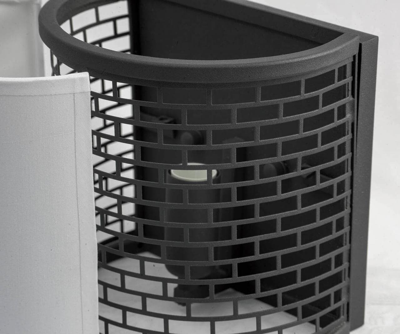 Lussole LOFT Металл Черный /  Ткань Светильник настенный E14 40W LSP-9171 — миниатюра 2