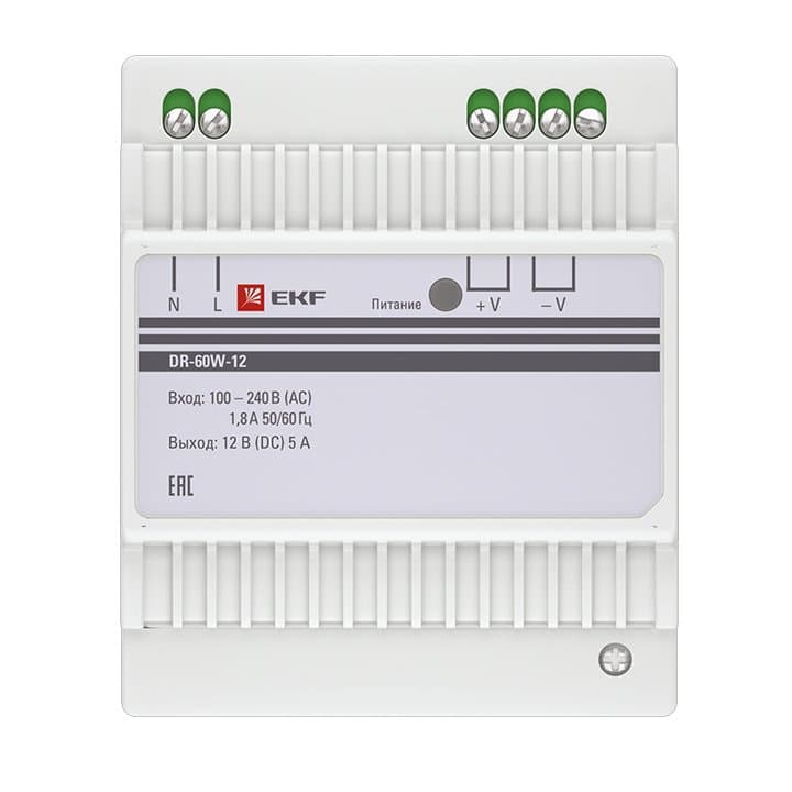 EKF PROxima Блок питания 12В DR-60W-12 — миниатюра 3