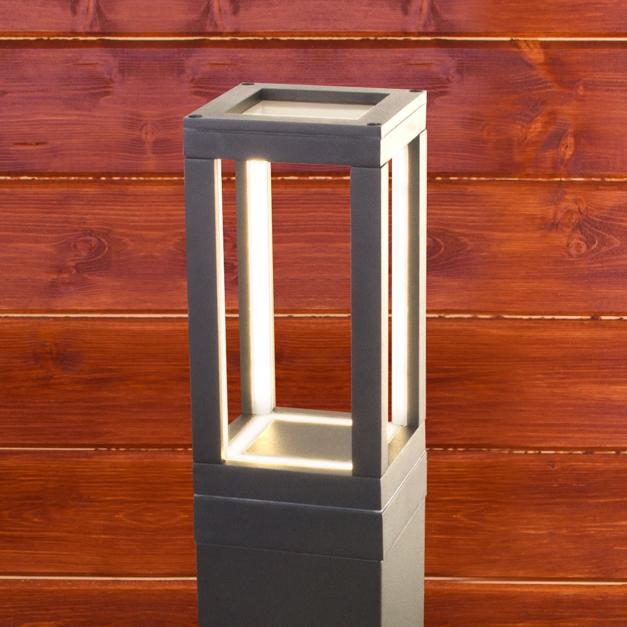 Elektrostandard 1529 TECHNO LED / Светильник садово-парковый серый a051860 — миниатюра 2