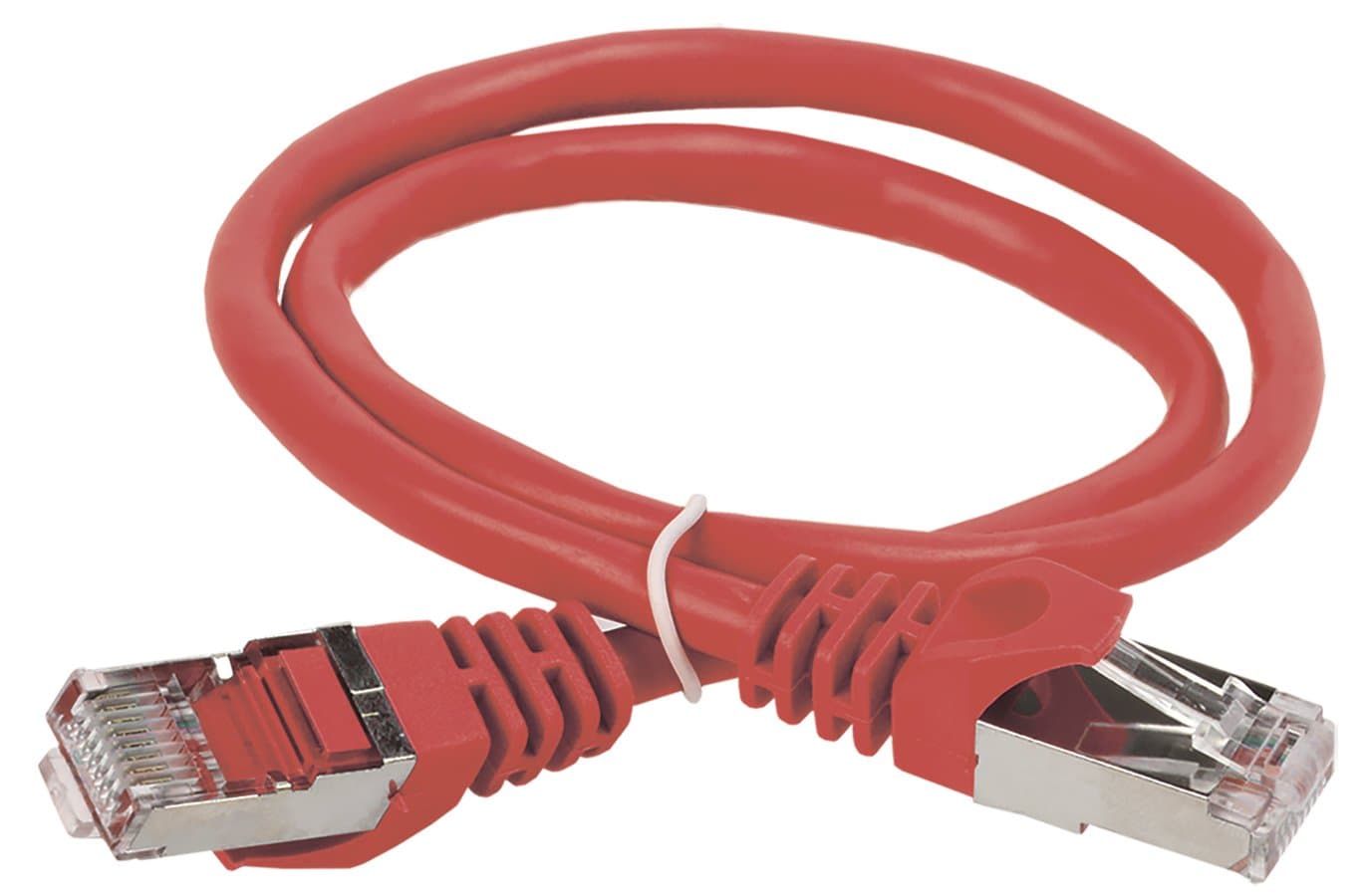IEK ITK Коммутационный шнур категория 6 FTP LSZH 1м красный PC04-C6FL-1M