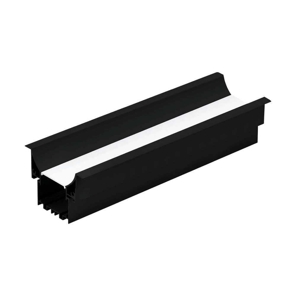 Eglo 99005 Встраиваемый профиль RECESSED PROFILE 3 для лестниц, L2000, алюминий, черный/пластик, черный