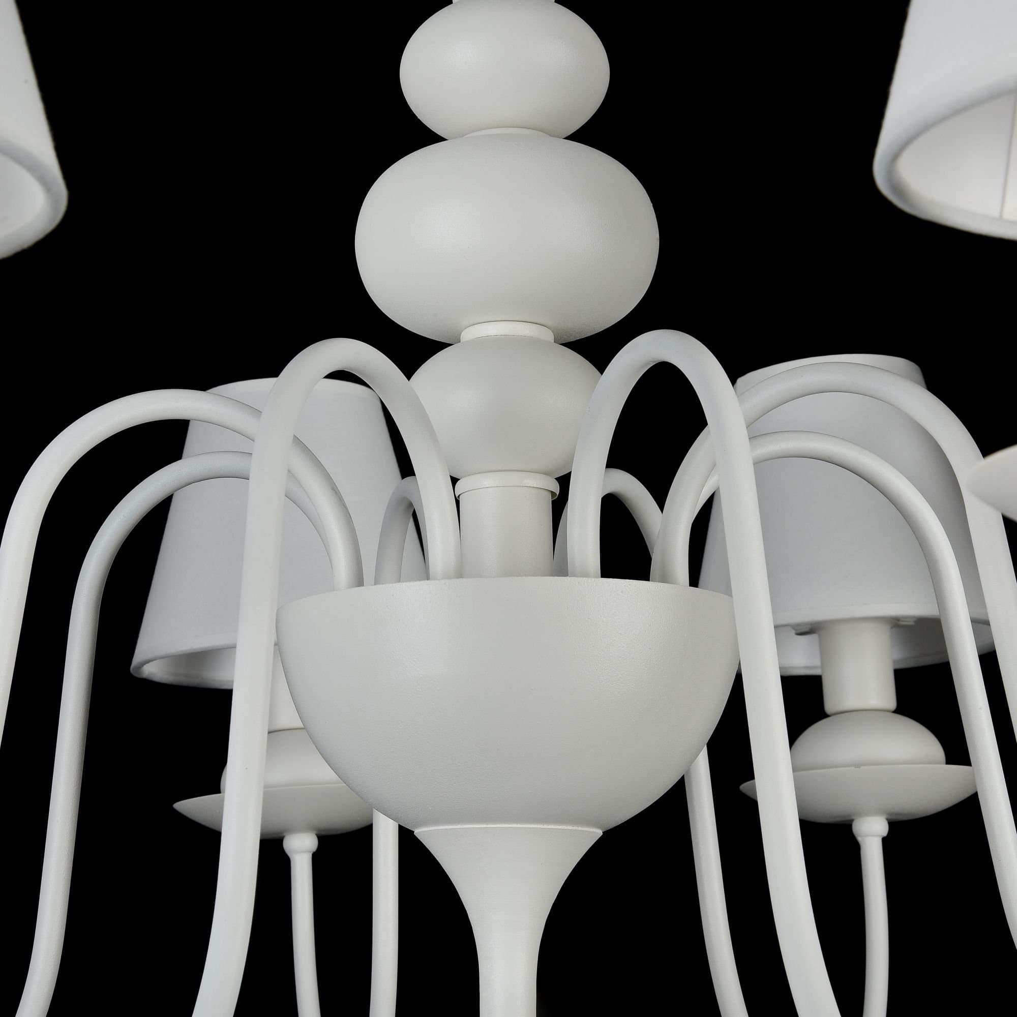 Freya Modern Eliza Белый Люстра E14 40W FR5756-PL-06-W — миниатюра 3