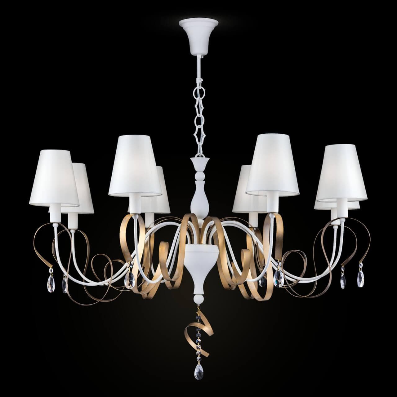 Maytoni Elegant Intreccio Белый с Золотом Люстра 8xE14 40W ARM010-08-W — миниатюра 11