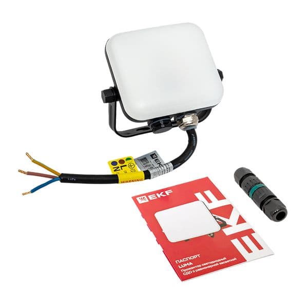EKF Прожектор светодиодный СДО-4001 10Вт 4000К IP65 с равномерной засветкой LUMA — миниатюра 19
