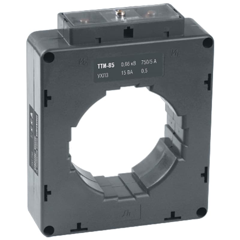 IEK Трансформатор тока ТТИ-85 1500/5А 15ВА класс 0,5S — миниатюра 2