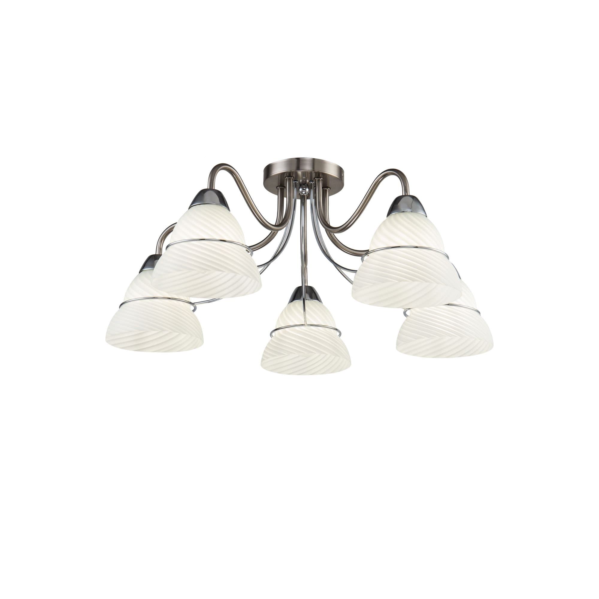 Freya Classic Berta Никель Люстра E27 60W FR2013CL-05N — миниатюра 2