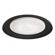 Eglo 99703 Светильник потолочный PENJAMO, LED 17,28W, 2000lm, H65, Ø465, сталь/пластик с эффектом мерцания, черный/белый