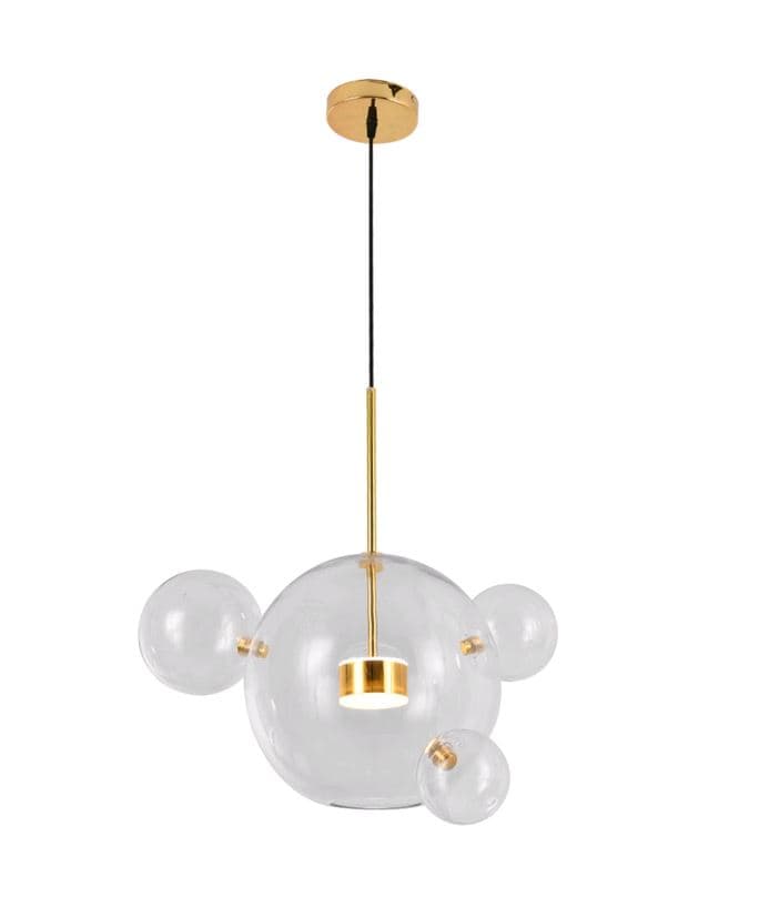 Kink Light Светильник подвесной светодиодный ГАЛЛА прозрачный w40*45 h200 Led 10W 07545-4,21