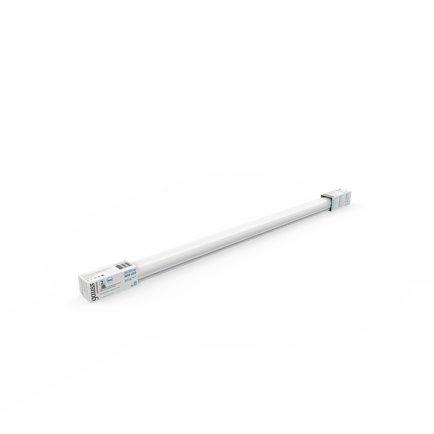 Gauss Светильник линейный UNIVERSAL 36W 3630lm 6500K 185-265V IP65 1170*60*55мм соед в лин LED 843425336 — миниатюра 5