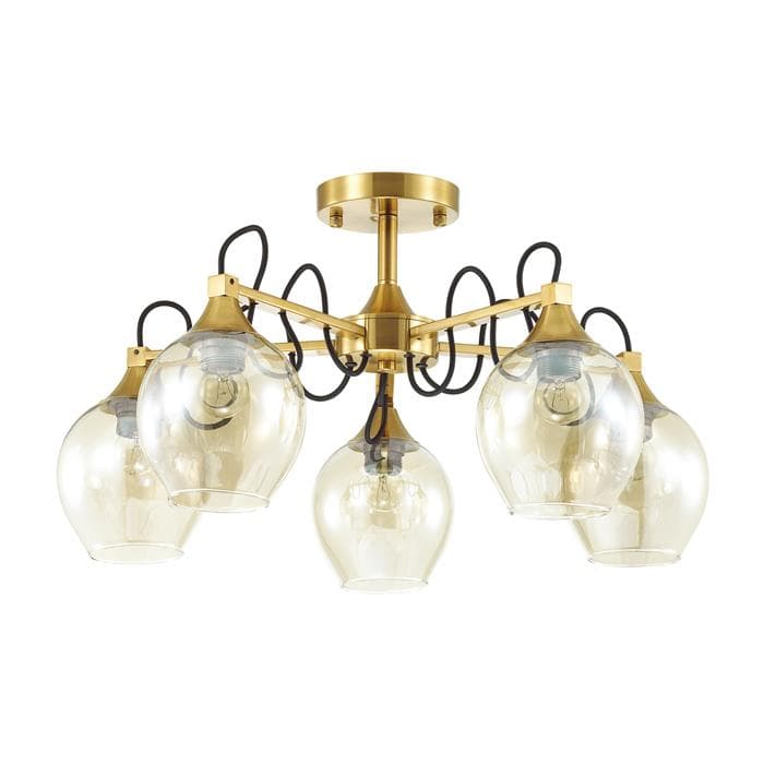 Lumion 3777/5C LN19 068 бронза Люстра потолочная E27 5*60W 220V MEGAN