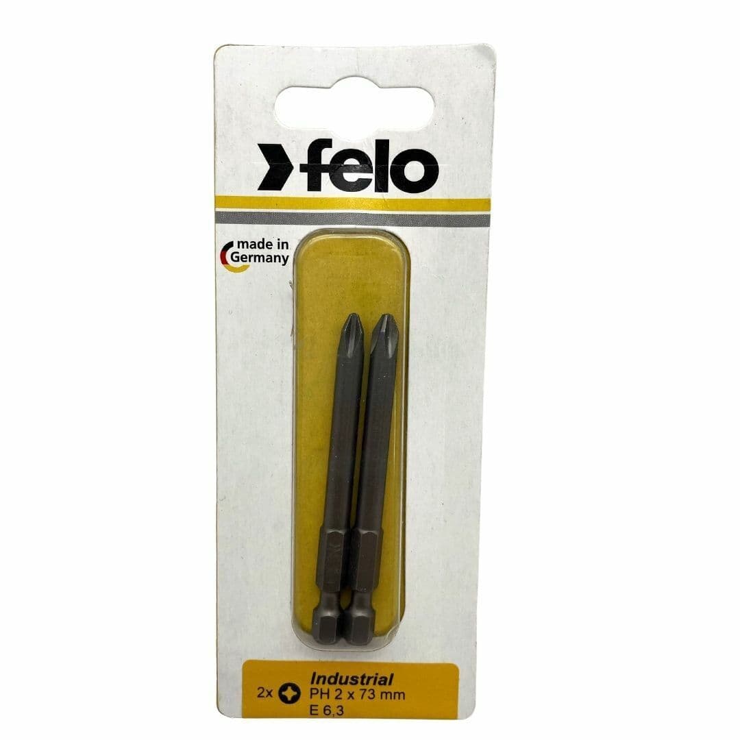 Felo Бита крестовая серия Industrial E6,3 PH 2X73, 2 шт в блистере 03202736 — миниатюра 2