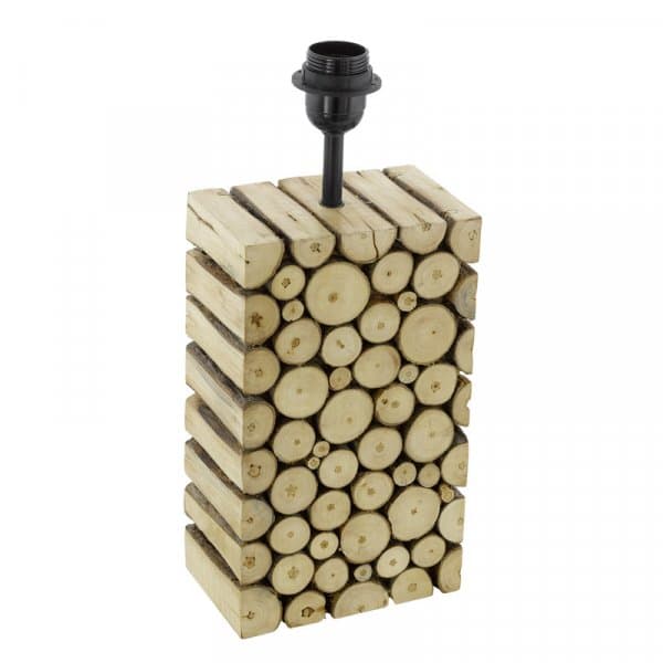 Eglo Ribadeo Коричневый Основа для настольной лампы 1x60W (E27), 120х100, H385, дерево 49833 — миниатюра 1