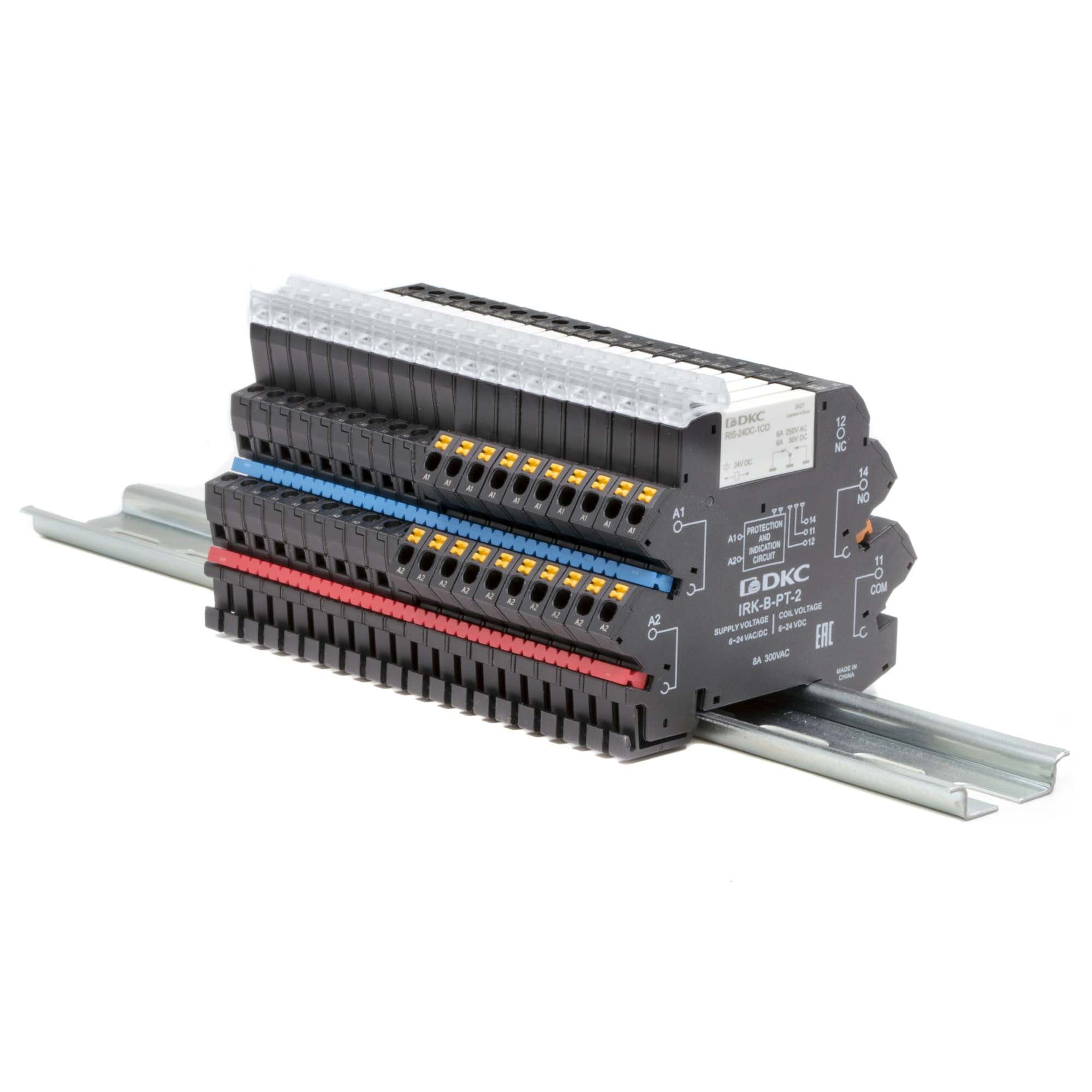 DKC Реле интерфейсное, 1CO, ком. ток 6А, AgSnO2, напряжение 110V AC/DC, push-in клеммы. — миниатюра 3