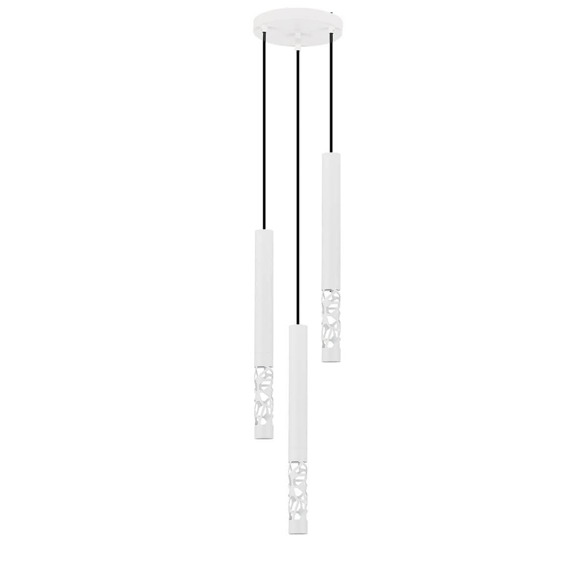 ST Luce SL1577.503.03 Светильник подвесной Белый/Белый LED 3*5W 3000K — миниатюра 1