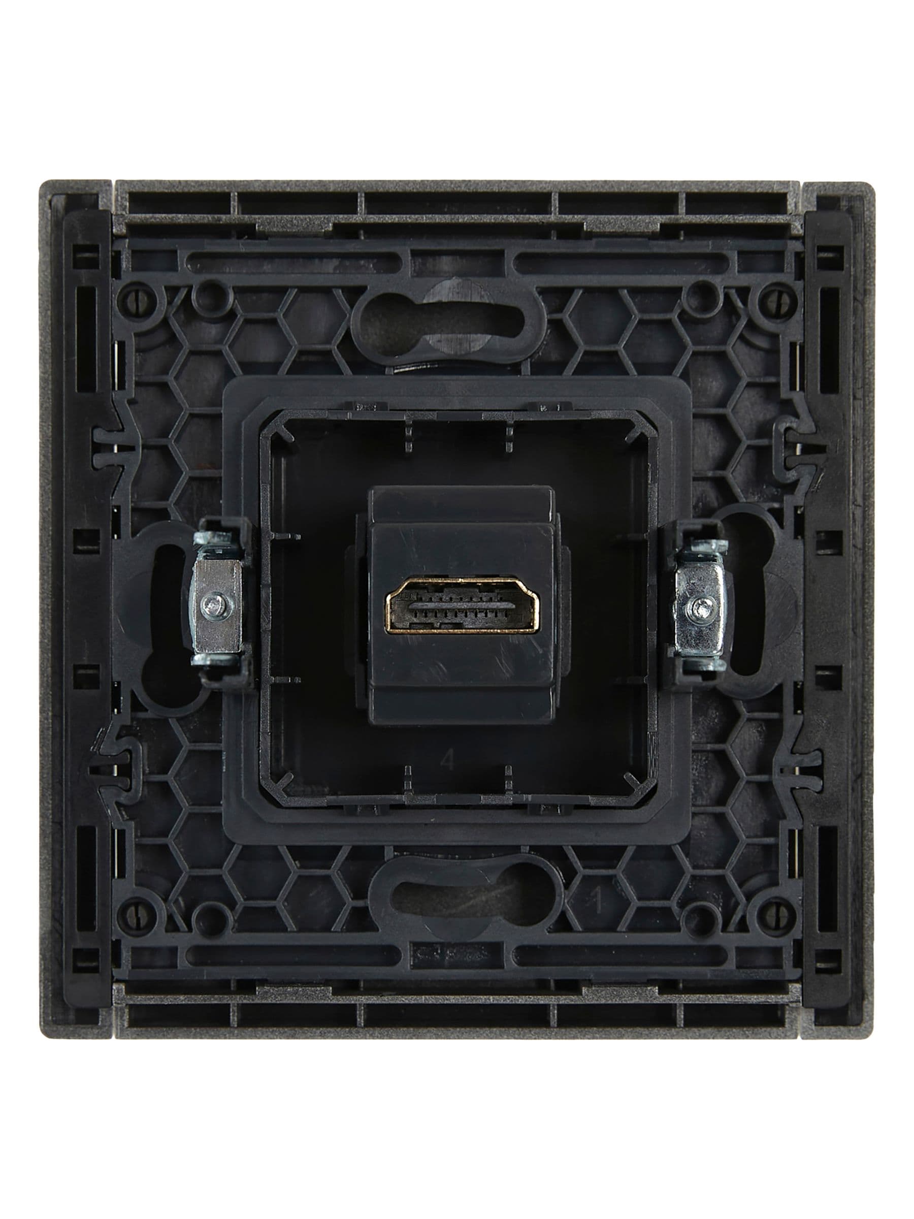 IEK FORTE&PIANO Сталь Розетка HDMI FP540 — миниатюра 3