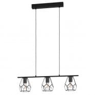 Eglo MARDYKE Подвесной потолочный светильник (люстра) MARDYKE, 3Х40W, E27, L775, B145, H1100, сталь/стекло, 43644