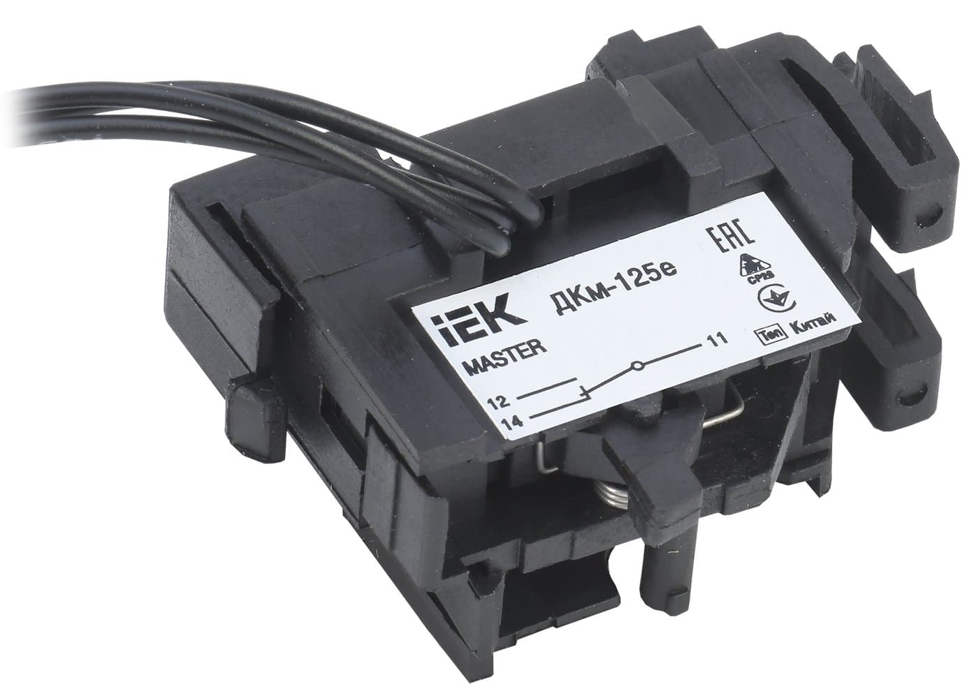 IEK KARAT MASTER Контакт дополнительный ДКм-125е (ДКм-32) с электронным расцепителем