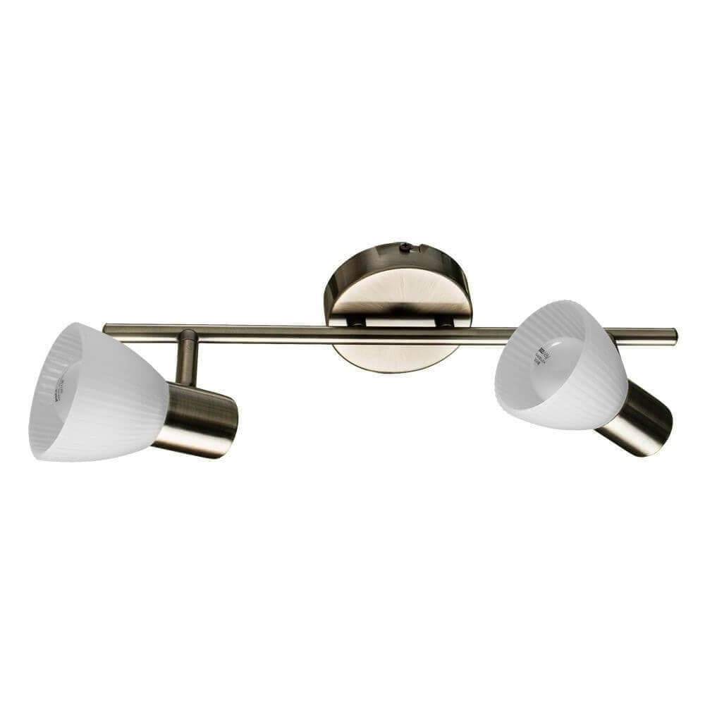 Arte Lamp Parry Бронза/Белый Спот 2x40W 2xE14 A5062AP-2AB — миниатюра 1