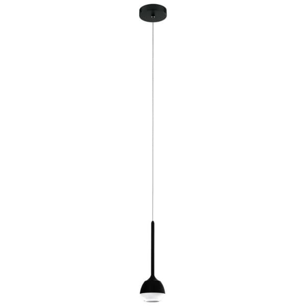 Eglo 39711 Светодиодный подвес NUCETTO, 1X4,5W(LED), сталь, черный/пластик, прозрачный — миниатюра 1