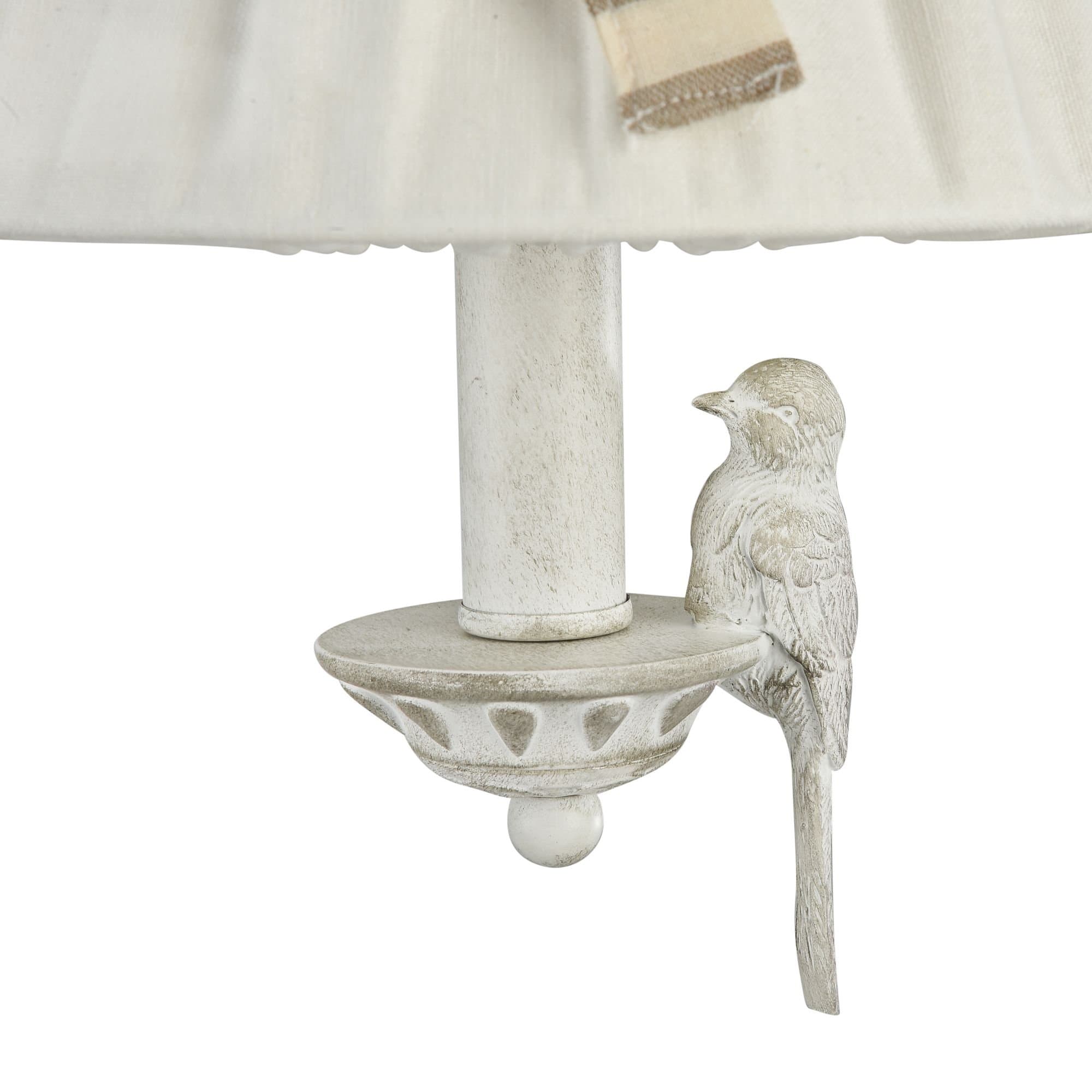 Maytoni Elegant Bird Белый Антик Подвес 1xE14 40W ARM013-PL-01-W — миниатюра 7