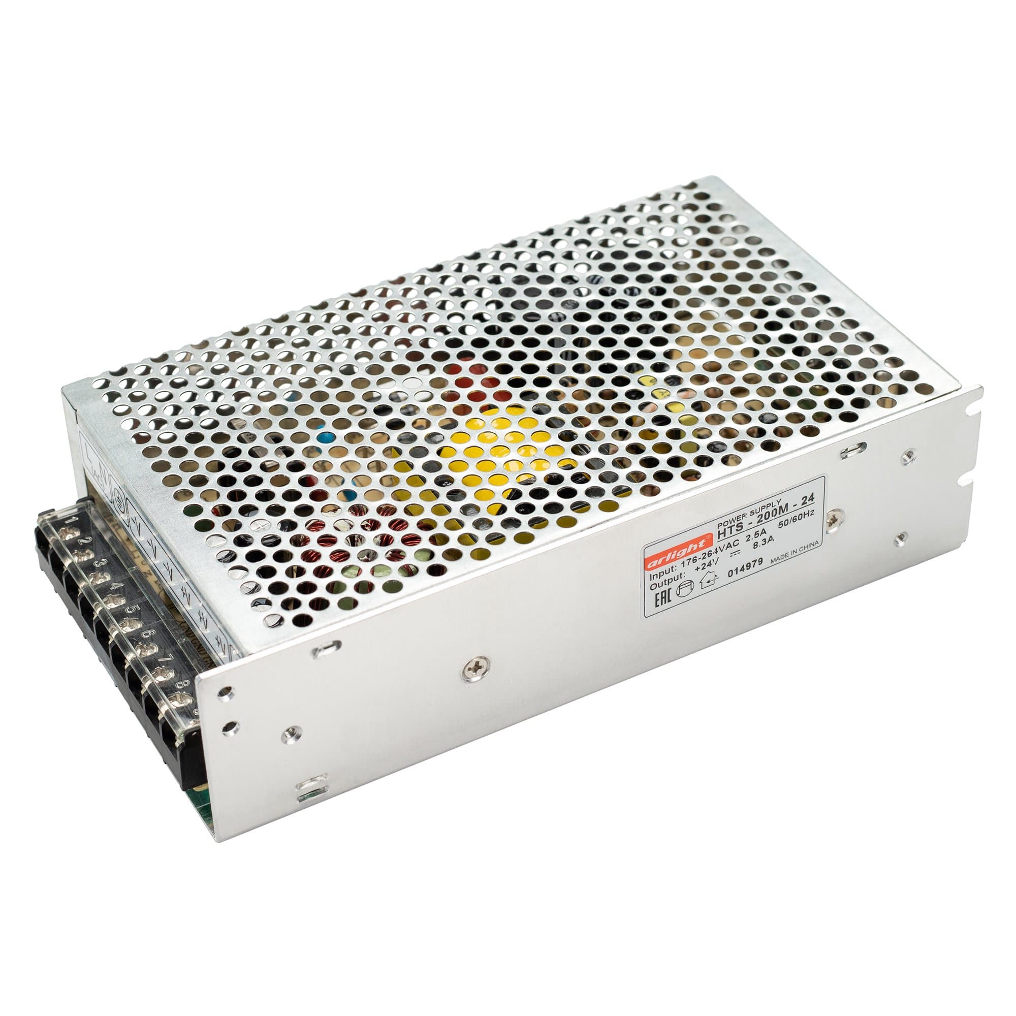 Arlight Блок питания HTS-200M-24 (24V, 8.3A, 200W) (IP20 Сетка, 3 года) 014979 — миниатюра 1