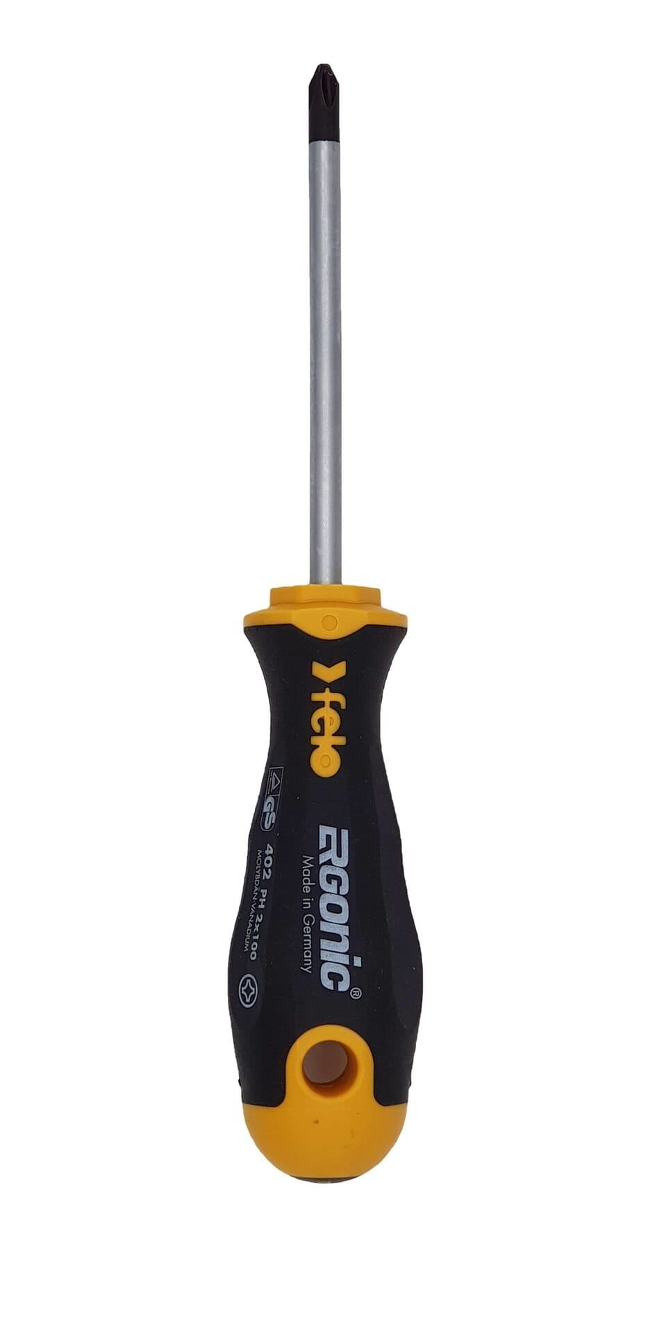 Felo Отвертка Ergonic  крестовая PH 2X100 40220310 — миниатюра 2