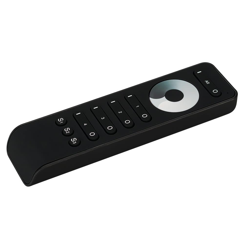 Arlight Пульт SMART-R33-DIM Black (4 зоны, 2.4G) (IP20 Пластик, 5 лет) 025030 — миниатюра 1