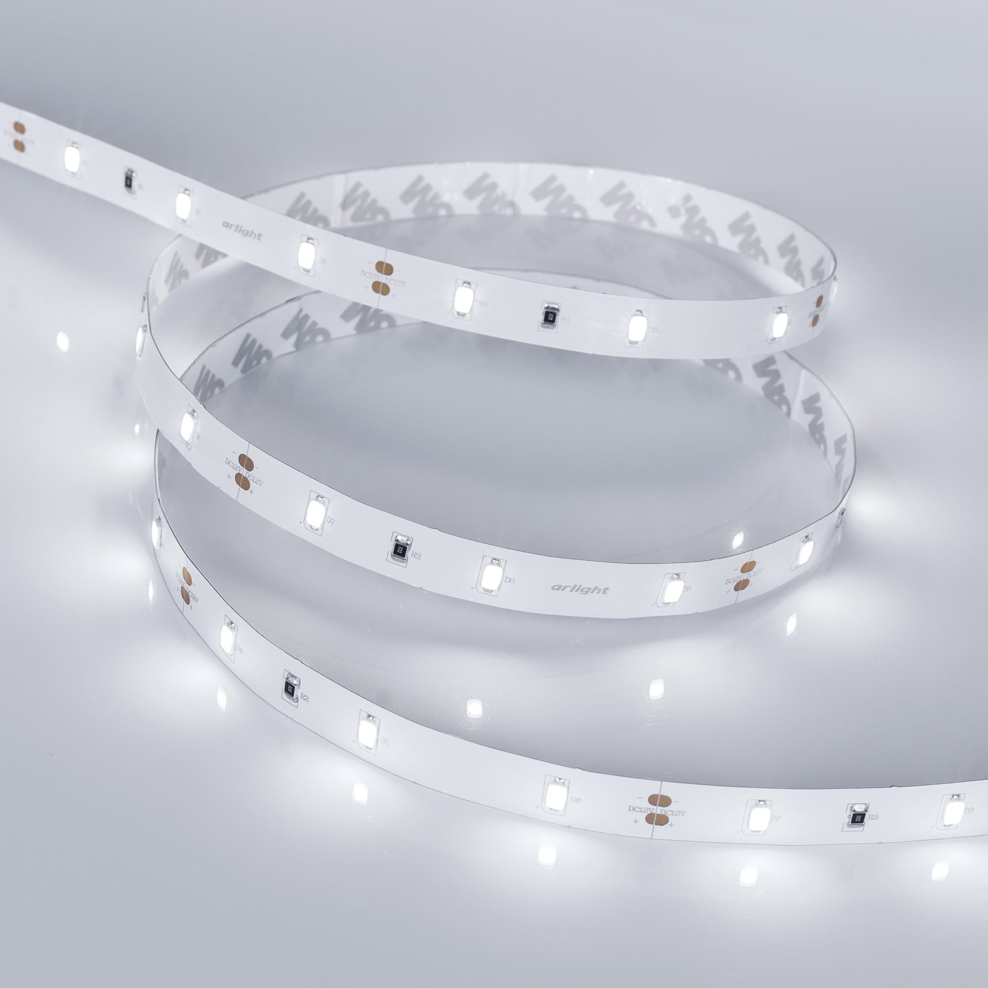 Arlight Светодиодная лента ULTRA-5000 12V White6000 (5630, 150 LED, LUX) (12 Вт/м, IP20) 013853 — миниатюра 4