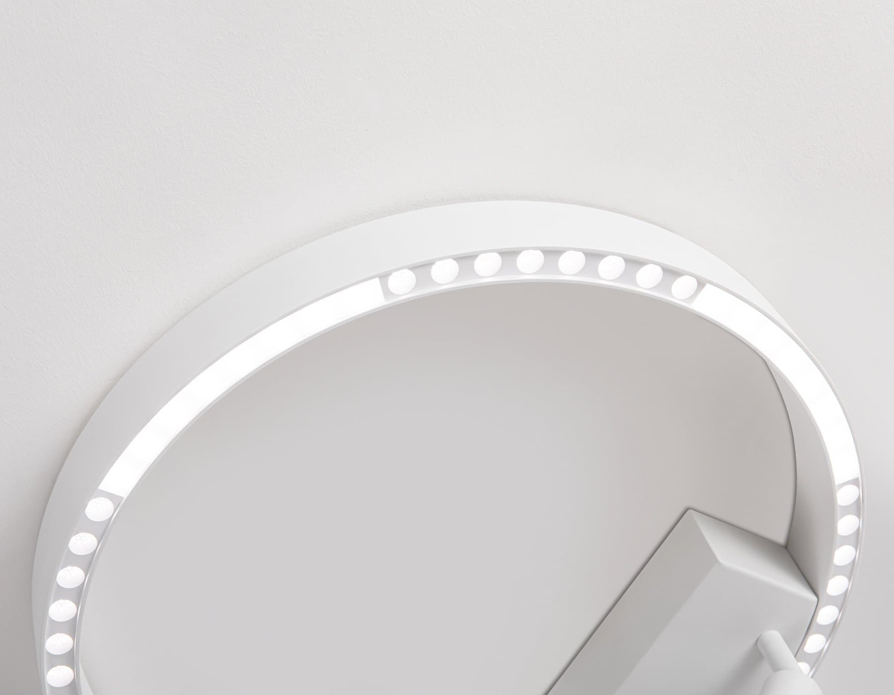 Ambrella Светильник потолочный светодиодный FL5805/1+2 WH белый 25W 3000K/4200K/6400K D400*95 (без ПДУ) — миниатюра 6