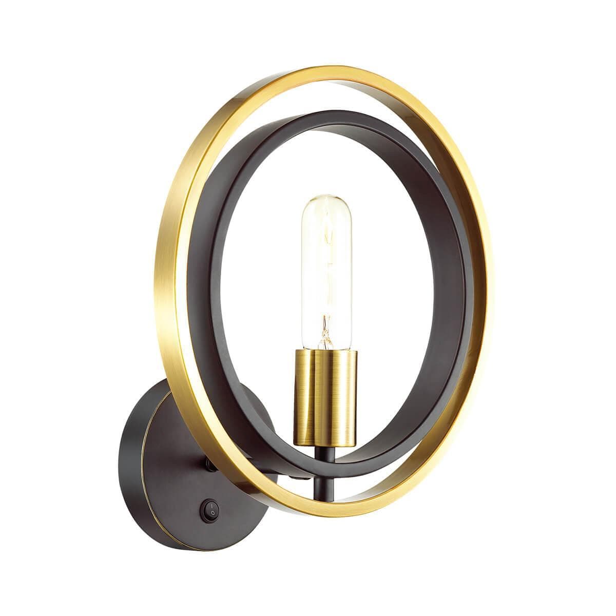 Lumion 4401/1W LN19 148 золотой, черный Бра E27 1*60W 220V MAEVE — миниатюра 1