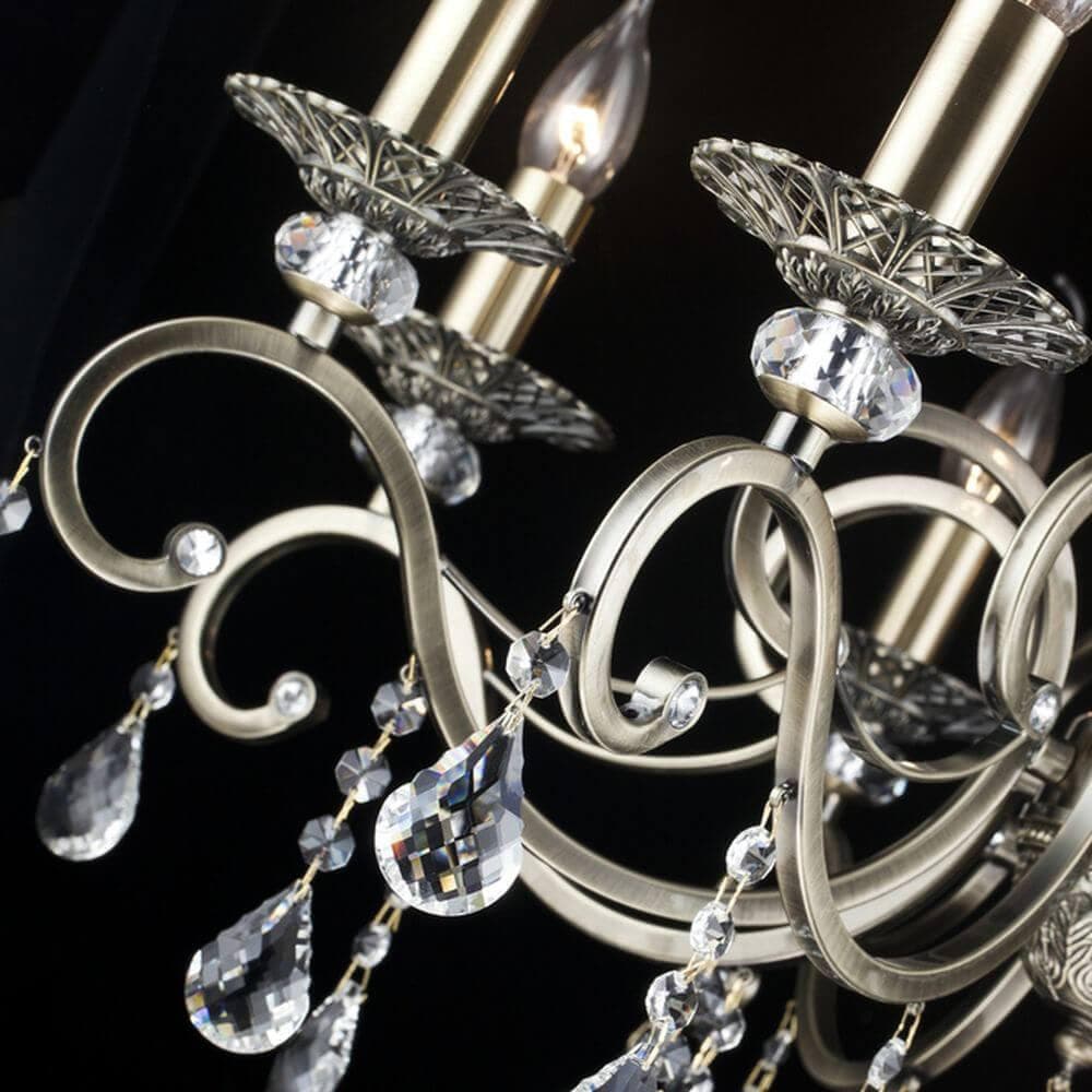 Maytoni Royal Classic Grace Латунь Люстра 8xE14 60W RC247-PL-08-R — миниатюра 4