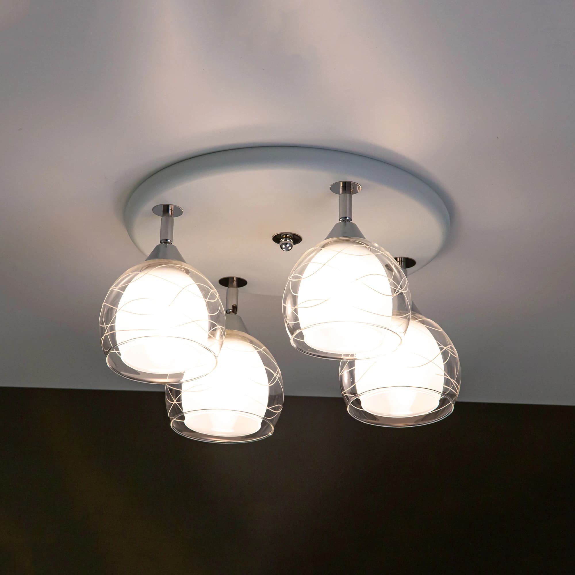Citilux CL158141 Самба Бел+Хром Светильник Люстра — миниатюра 4