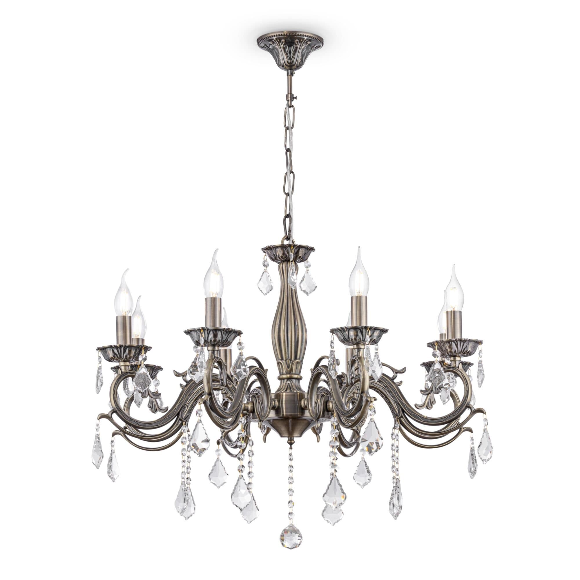 Maytoni Royal Classic Bronze Бронза Антик Люстра 8xE14 60W RC245-PL-08-R — миниатюра 3