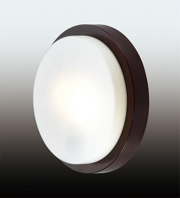 Odeon Light 2744/2C ODL15 792 венге/стекло Н/п светильник IP44 E14 2*40W 220V HOLGER — миниатюра 2