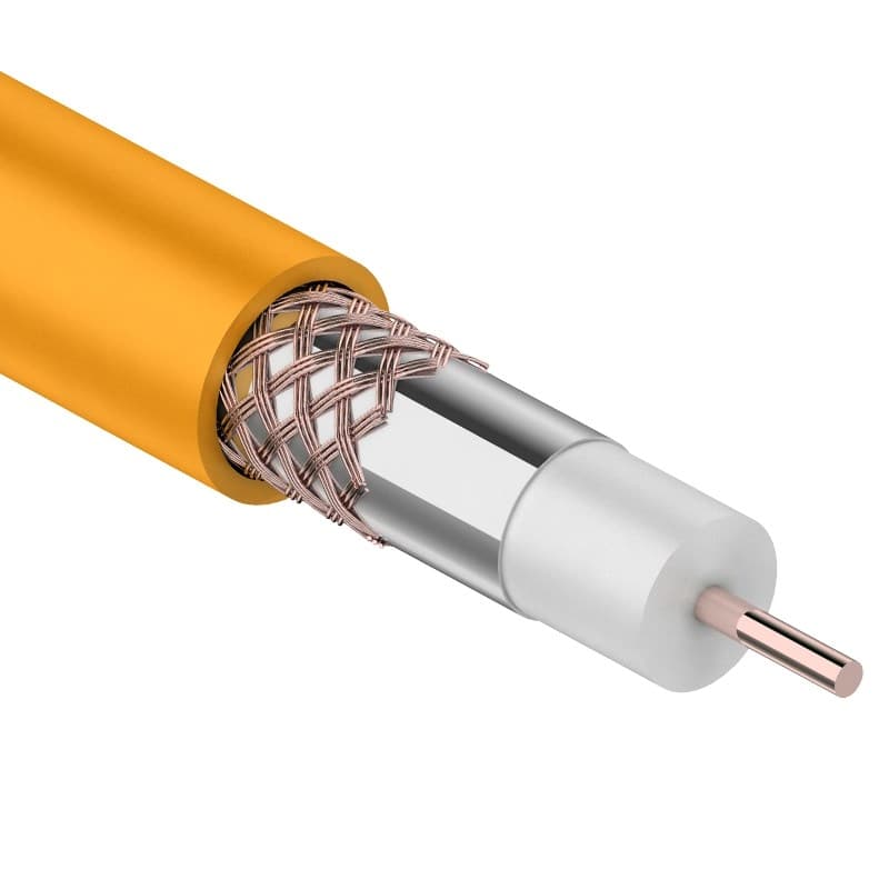 Кабель RG-6 нг(А)-HF, (64%), 75 Ом, 100М Rexant 01-2654 — миниатюра 1