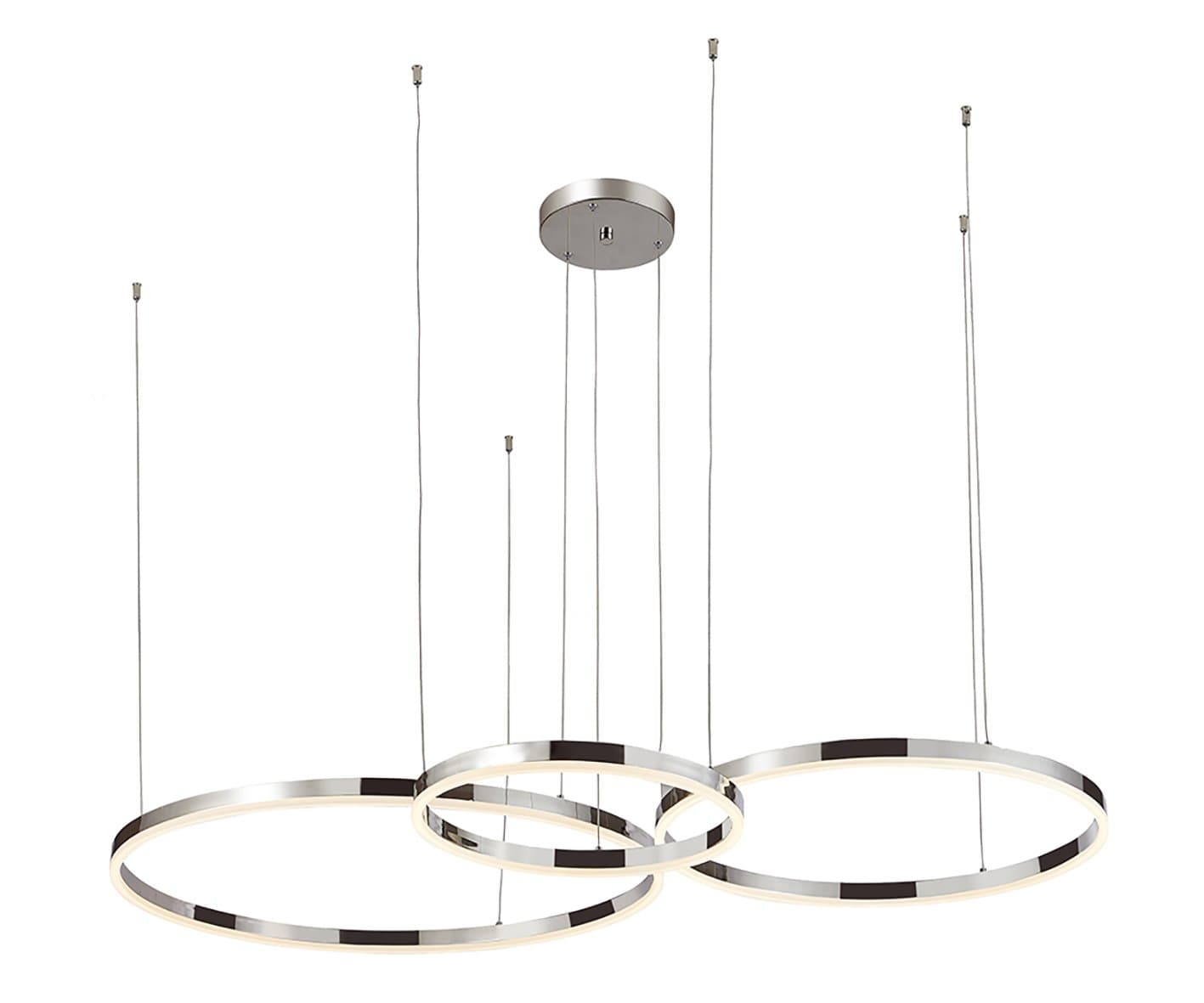 Kink Light 08223,35S(3000K) Подвес Тор никель d80+60+40 h110 Led 110W (3000k)